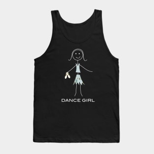 Funny Womens Dance Ballet Design Tank Top